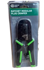 Ratcheting Modular Plug Crimper RJ-45 RJ-11 RJ-12 538443 Commercial Electric New