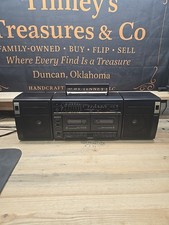 Sony CFS-W450 Vintage Boombox Radio Cassette Player   Right Channel Works   READ