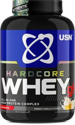USN Hardcore Whey gH, 2000 g Dose, Vanilla