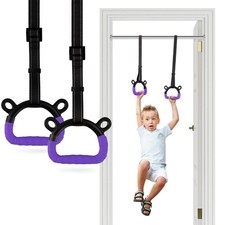 Kids Gymnastic Rings Pull up Rings for Chlidren Exercise,Indoor Gym Ring,Kids...