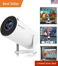 HY300 PRO Mini Projector - 4K Portable Projector with Wi-Fi 6 Bluetooth 5.0