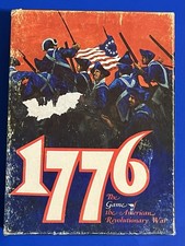 1776- Avalon Hill, 1974,  American Revolutionary War. UNPUNCHED. COMPLETE.