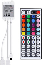 2-Port 44 Keys Wireless IR Remote Controller for SMD 5050 3528 RGB LED Strip Lig