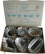 36 pc Fluted Tartlet Tin Tart Molds Mormatt Candy Pastry Sweden Vintage