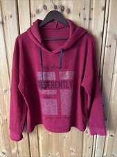 Pullover Mit Kapuze Rot Gr: L
