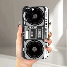 Vintage Retro Jam Boom Box Cassette recorder Phone Case iPhone 16 Pro Max