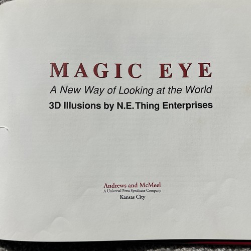 Magic Eye: A New Way of Looking at the World - Hardcover - GOOD 3D Illusions - Imagen 4 de 8