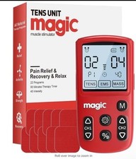 Tens Unit EMS Muscle Stimulator - 22 Programs 40 Intensity Electronic Pulse M...