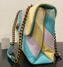 Kurt Geiger Large Kensington Pastel Leather DIRTY BOTTOM 11.5" x 8.5" x 3.5"