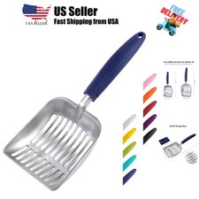 Cat Litter Scoop, Aluminum Alloy Sifter, Kitty Metal Scooper, Deep Shovel, Lo...