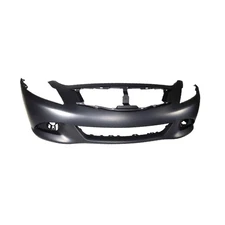 Front Bumper Cover For 2010-2013 Infiniti G37 Sedan Base/Journey w Fog holes-CF