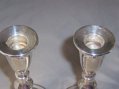 VINTAGE DUCHIN STERLING SILVER CANDLESTICKS - 6 3/8 INCHES HIGH | eBay