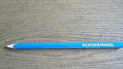 Zimmermannbleistift neu Richter & Frenzel Handwerker Länge 24 cm blau