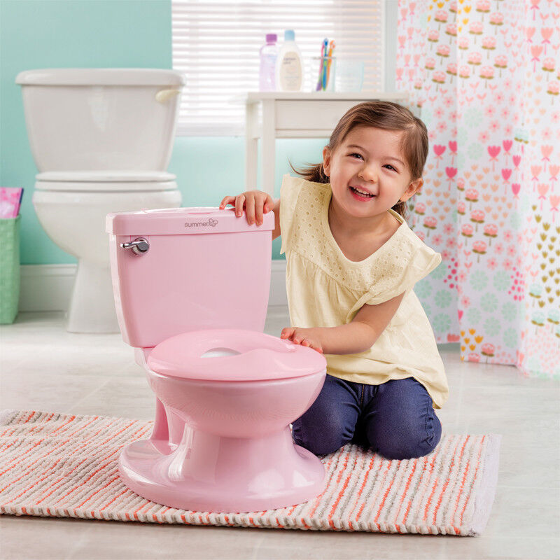 Summer Infant Potty Toilet Training Seat My Size Flush Sound Toddler GIRL PINK