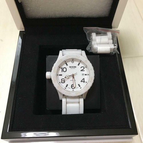 Authentic NIXON watch white ceramic 