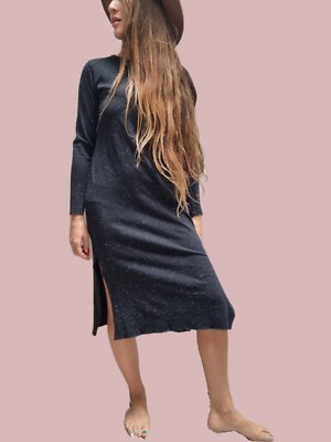 black bell sleeve long dress Elegant Black Deep V-Neck Cut Out Open Back Maxi Dress with Bell Sleeve M / Black
