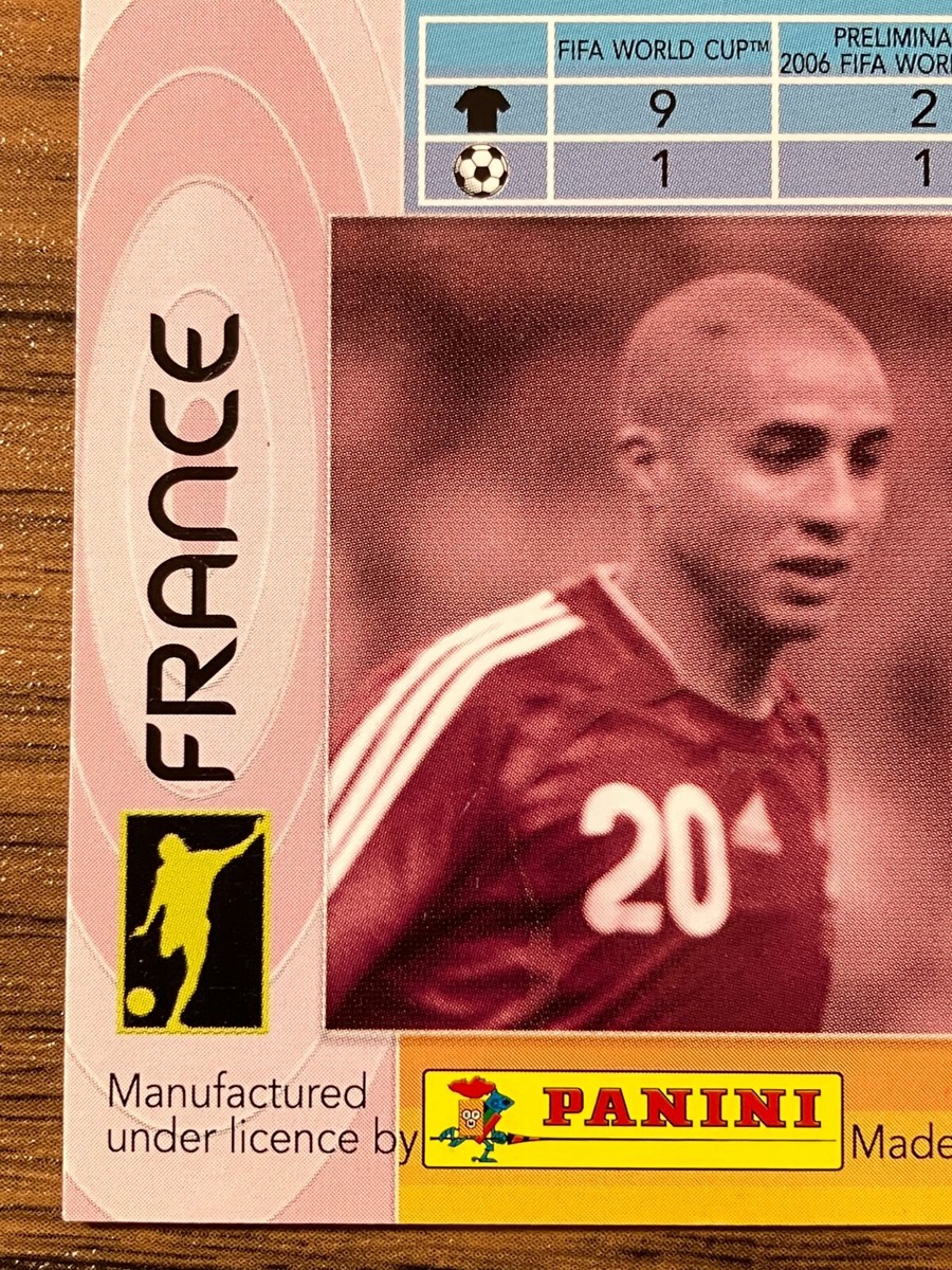 STICKER PANINI CALCIATORI 2006/2007 DAVID TREZEGUET JUVENTUS # 600 NEW