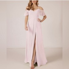 Azazie Dakota Dress in Pearl Pink
