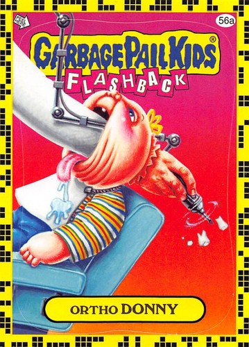GARBAGE PAIL KIDS 2011 FLASHBACK SERIES 2 PICK-A-CARD YELLOW BASE STICKERS TOPPS - Picture 222 of 321
