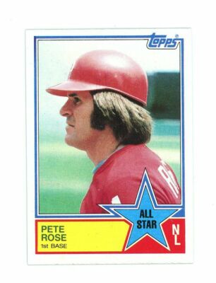 1983 Topps All Star #397 Pete Rose Philadelphia Phillies 1st Base