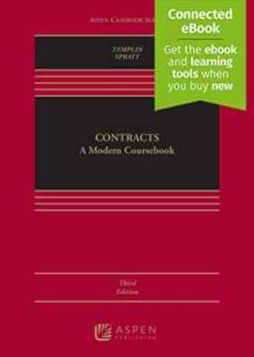 Contracts: A Modern Coursebook - Hardcover, by Ben Templin; David - New