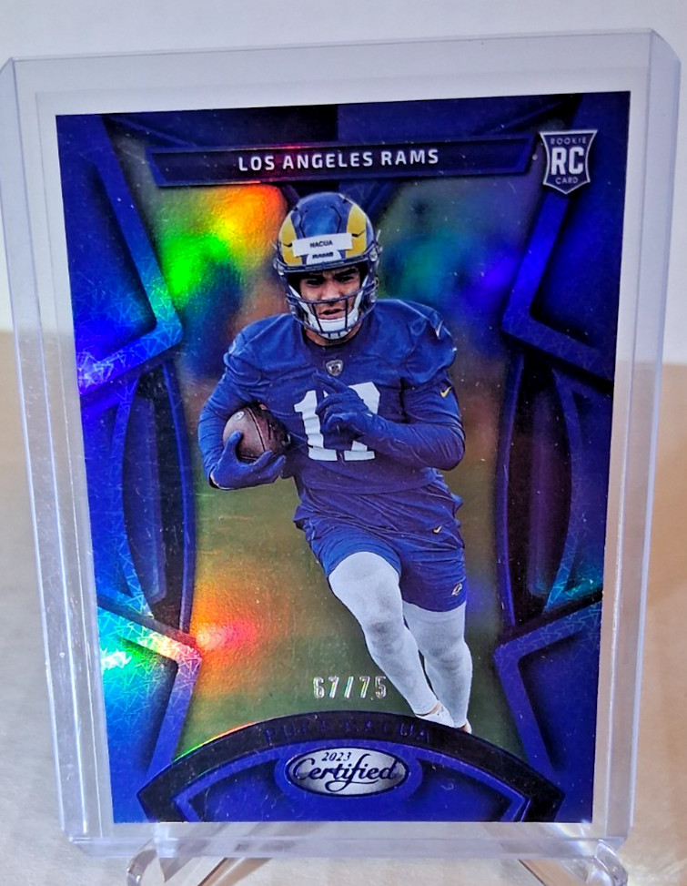 2023 Certified Rookies Mirror Blue /75 Puka Nacua #143 Rookie RC