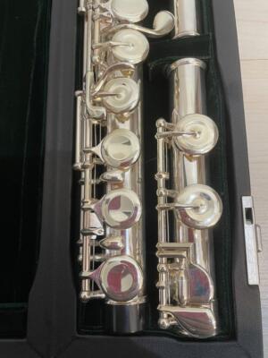 Pearl PF-505E Flute Silver Plated Used with Hard Case | eBay