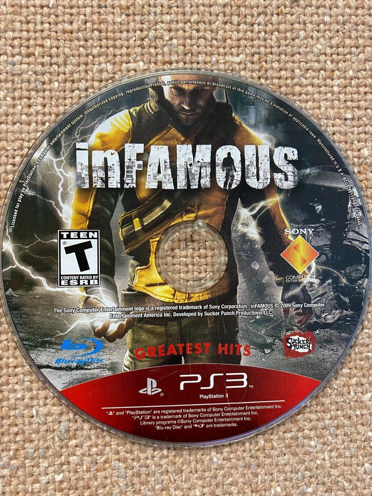Infamous Greatest Hits PS3 (DISC ONLY) eBay
