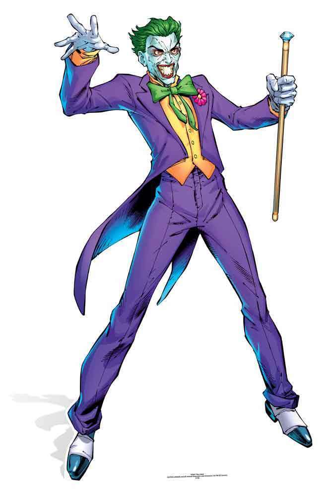 THE JOKER Lifesize Cardboard Cutout Standee Batman Justice League Suicide Squad