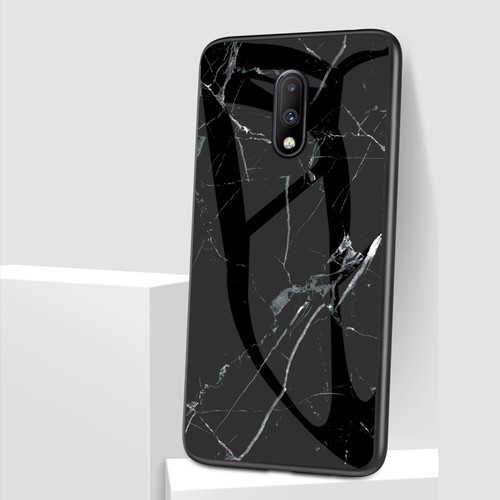 For OnePlus N200 9 8 7 Pro 7 6 5T Marble Tempered Glass Hybrid Hard Back Case - Picture 16 of 18