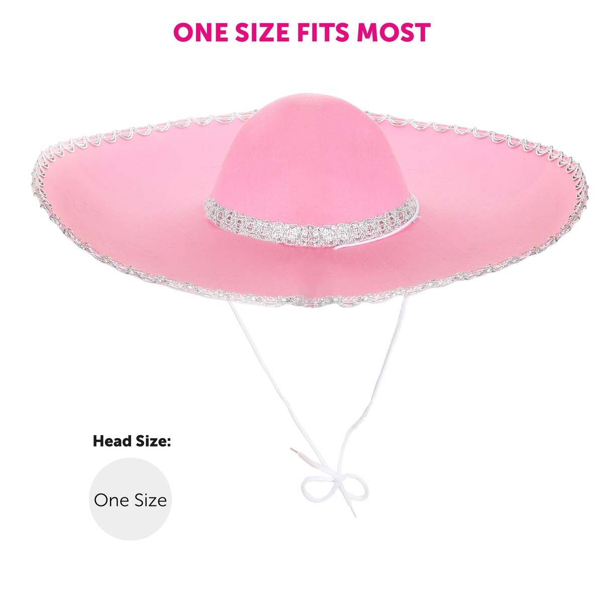 Chic Embroidered Pink and Black Sombrero Set.will sell separately. XLARGE FELT SOMBRERO HAT PINK OR BLACK MARIACHI BAND MEXICAN  main image 3