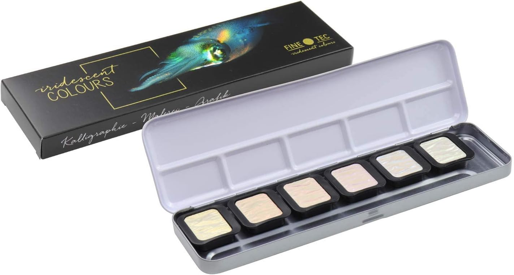 , Artist Pearlescent, F5600, Watercolor Paint, Assorted Pearlescent Colors - 24