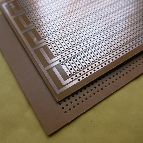 5pcs 8.5x20cm Stripboard Prototype paper circuit Board Breadboard vero 4er hole - Picture 4 of 5