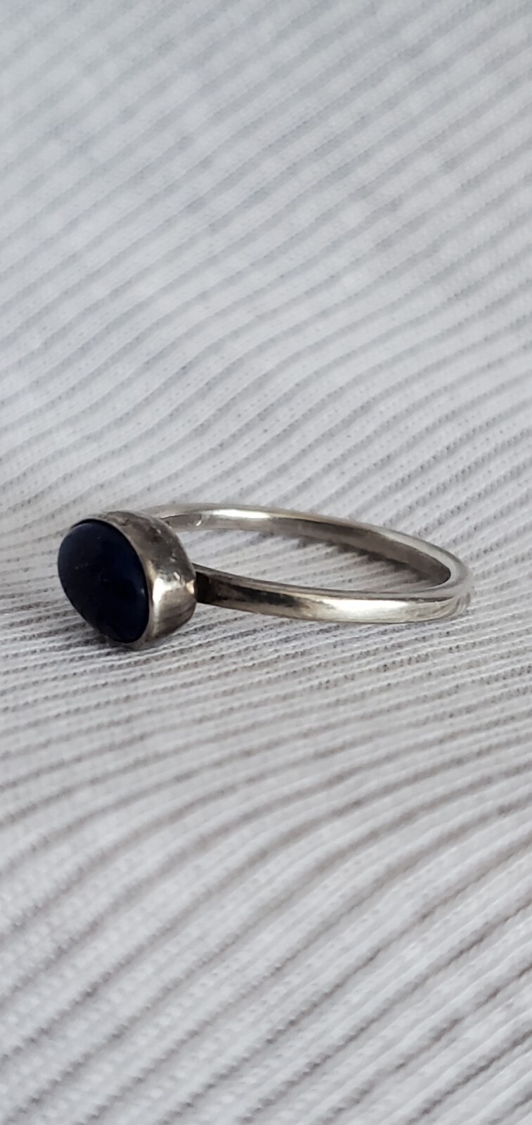 Lapis Oval Sterling Silver Ring - image 4
