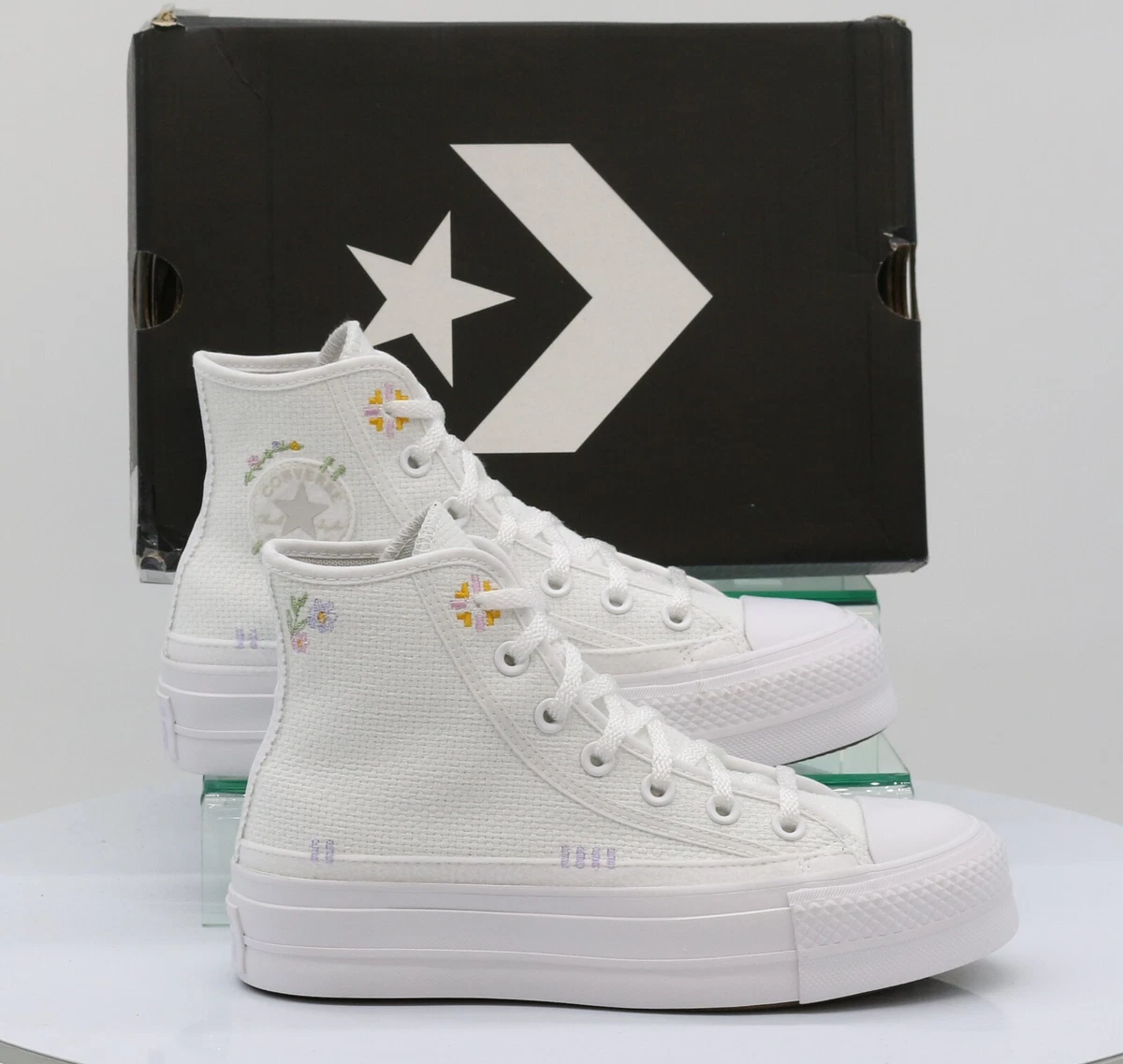 Converse white trainers clearance womens
