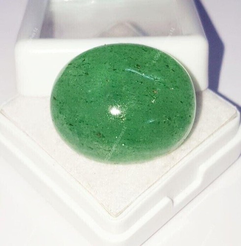 Émeraude Cabochon Colombienne Certifiée - 6 Carats, Ovale, Transparente, Qualité Loupe Propre