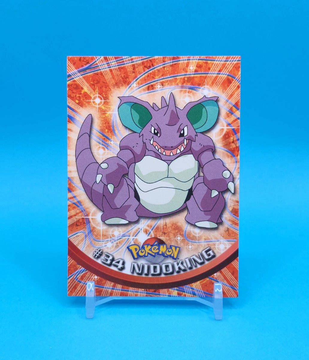 Pokemon Card - Nidoking #34 - Topps Series 1 - Blue Logo | eBay