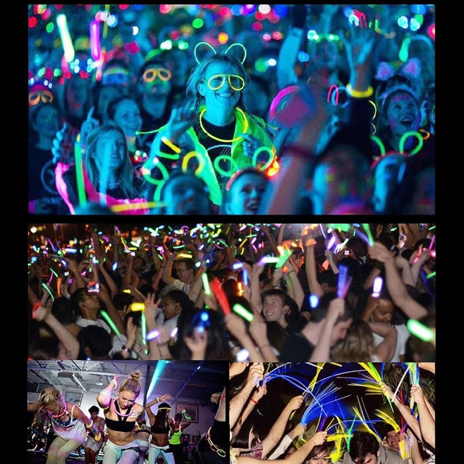 Longlasting Glow Sticks Stick Decorations 100pcs Bulk Halloween Party