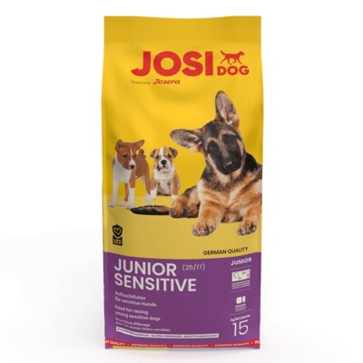 15 kg JOSERA JosiDog Junior Sensitive Hunde mit empfindlichem Verdauungssystem