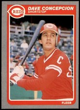 Dave Concepcion #532 1985 Fleer