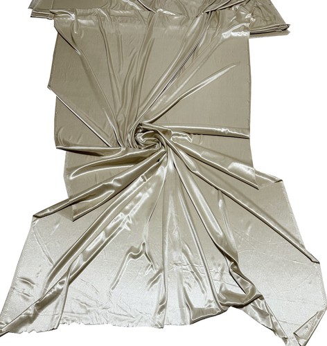 SHINY SILKY STRETCH POLY SATIN FABRIC WEDDING TABLECLOTHS CURTAIN DRAPERY 17 YDS - Picture 28 of 69