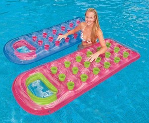 Intex 59895EP 18-Pocket Suntanner Lounge Floating Lounger (Set of 2) - Click1Get2 Promotions