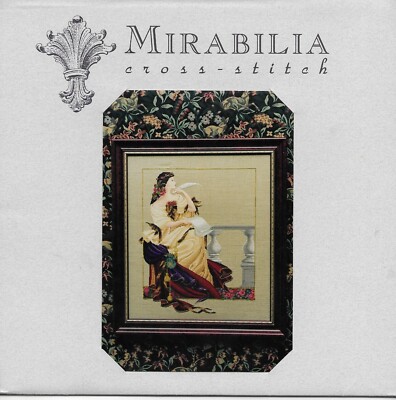 OOP Mirabilia GARDEN VERSES #MD-4 Cross Stitch Chart Nora Corbett 1994 SEALED