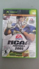NCAA Football 2005 & Top Spin Tennis Original Microsoft Xbox Complete Tested