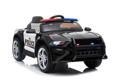 Kinder Elektroauto Polizei Design 07 Polizei-Lichter Sirene MP3 USB, Stoßdämpfer - Bild 3 von 3
