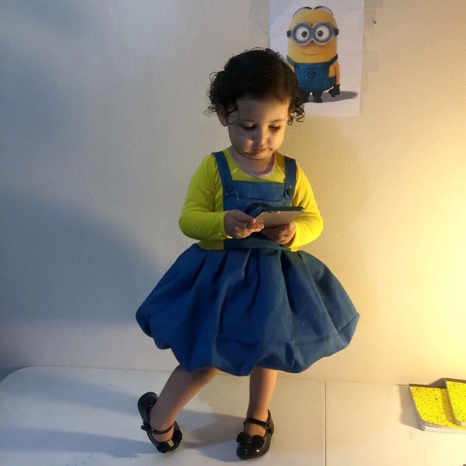 Minion dress cheap for baby