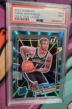 DonRuss 2023-24 Optic Dariq Whitehead Rated Rookie Holo Teal Laser  /20 PSA 9