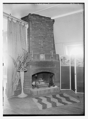 Photo:[unidentified fire place -- Rasch Studio]