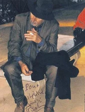 Photograph Original - Dedicacee US Actor Jean-François Balmer