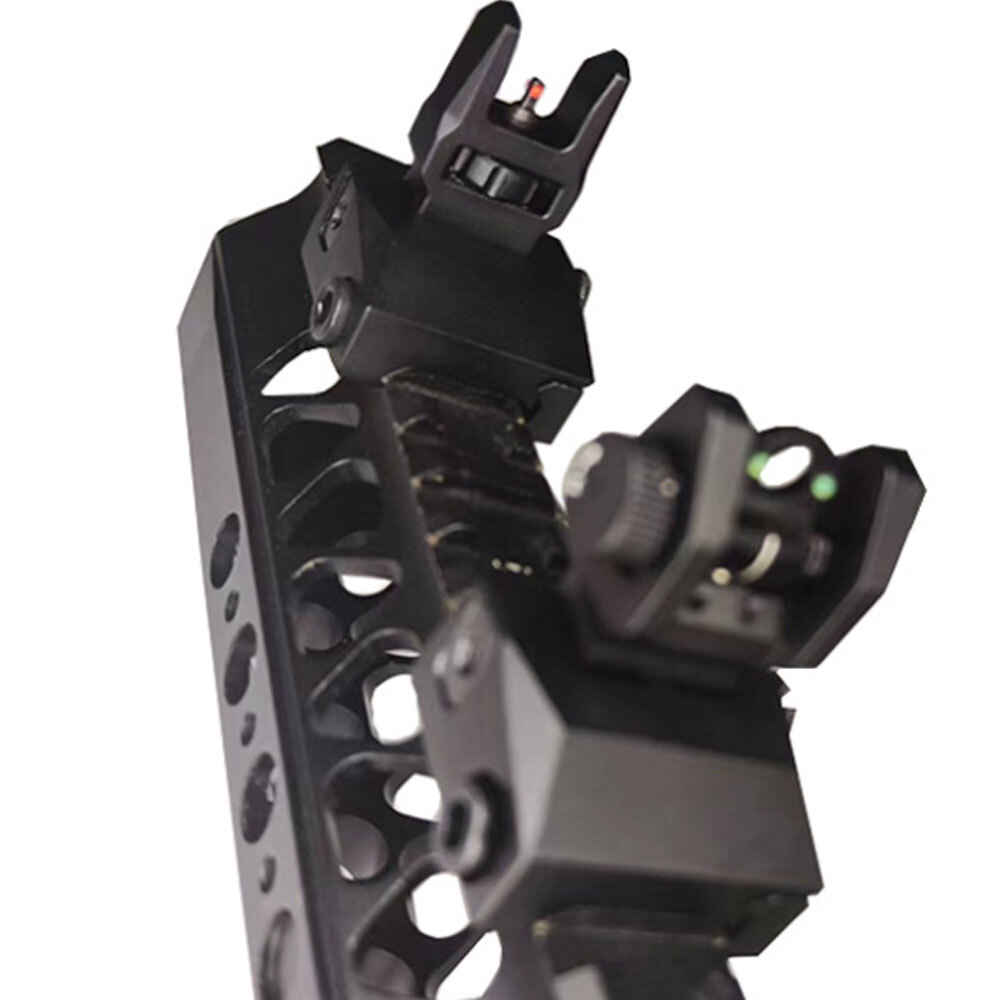 Fiber Optic Flip Up Sight Picatinny Back Sights-img-1